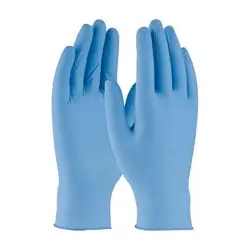 Protective Industrial Products 63-332/XL Ambi-Dex Disposable Nitrile, Ind. Grade, BL, Textured, Powdered, 5 Mil, XL