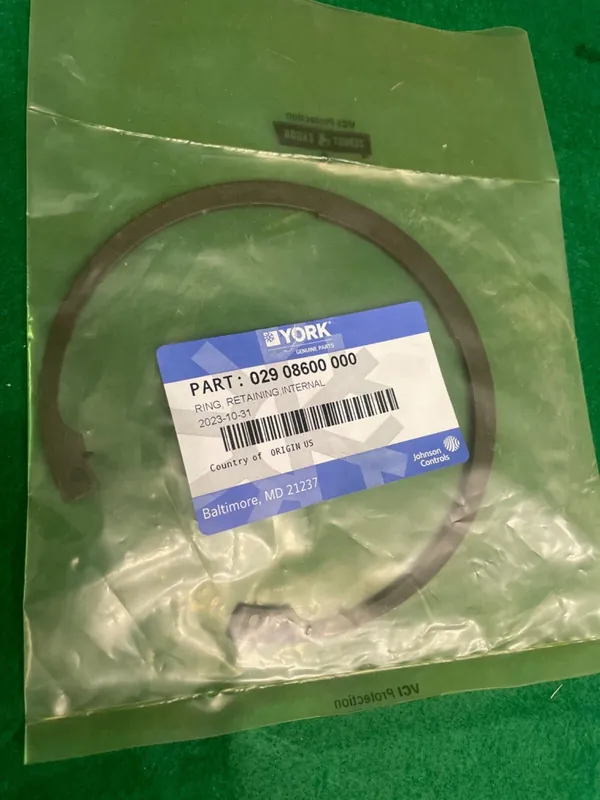 YORK 029-08600-000 Ring Retainer Internal