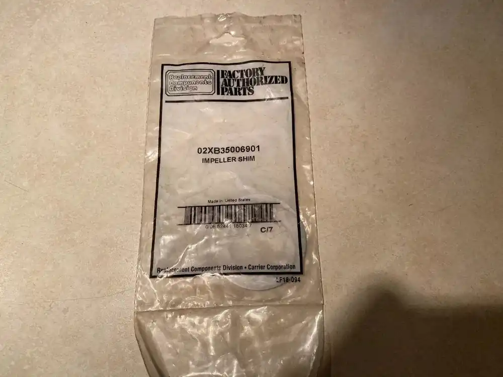 CARRIER 02XB35006901 Impeller Shim