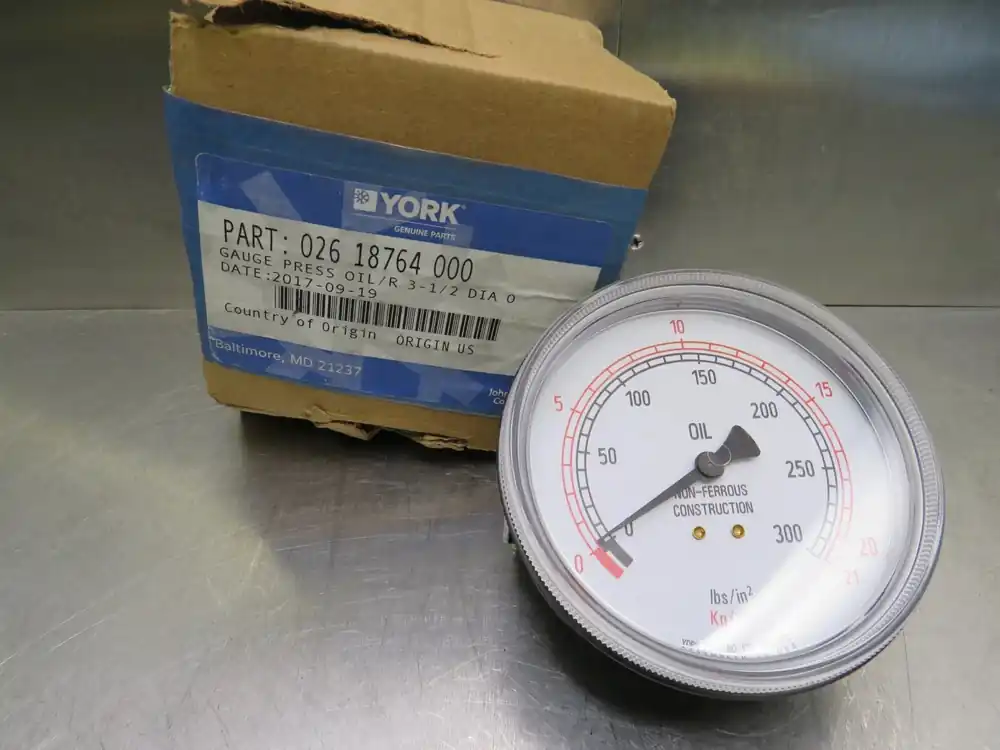 YORK 026-18764-000 Oil Pressure Gauge