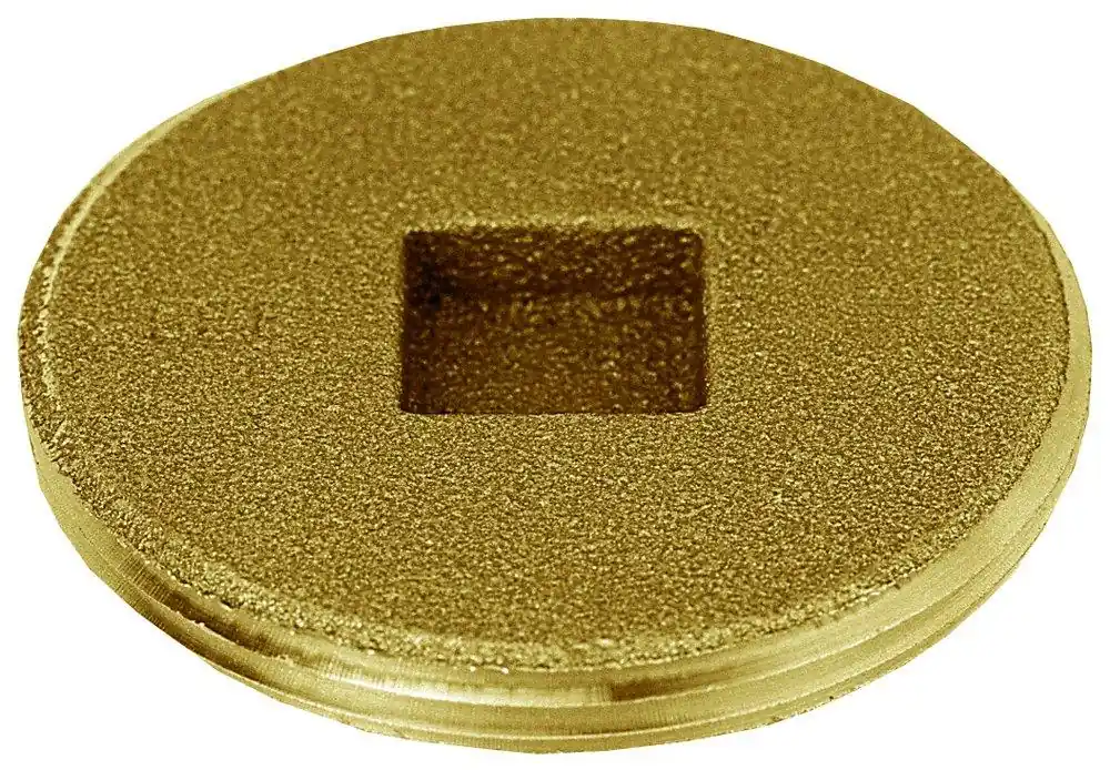 Sioux Chief 877-35 877 Series 3-1/2 in. Threaded Brass Countersunk Plug