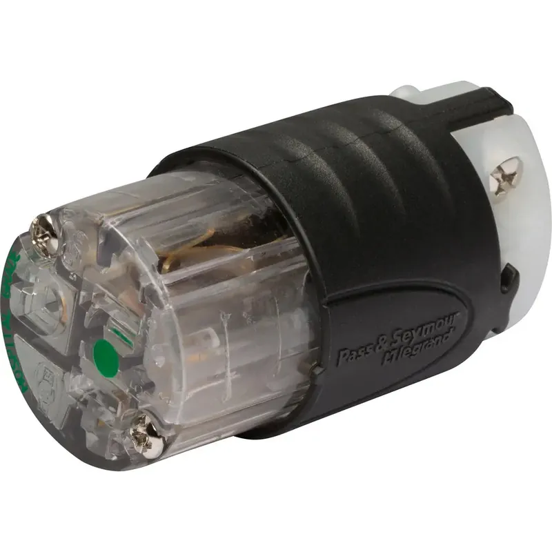 Pass & Seymour PS5269XHG Hospital-Grade Straight Blade Connector, 15A, 125V