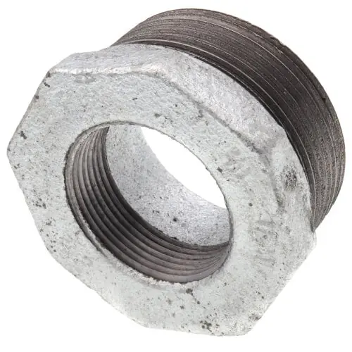EverFlow GMBU2124 2-1/2 X 1-1/2 Galvanized Hex Bushing
