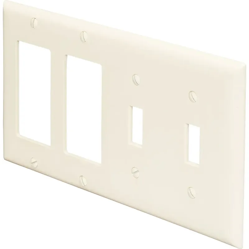 Pass & Seymour SP2262I Legrand Combination Plate Power Standard 5 in