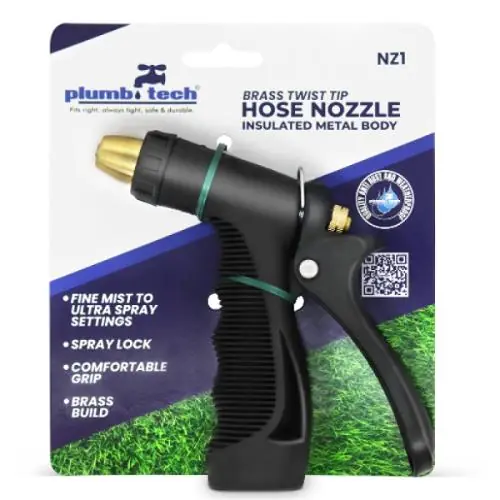 Grip Tight Tools NZ1 GH Premium Spray Nozzle with Adjustable Brass Head