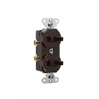 Pass & Seymour 690 Single Pole Double Switch 15A 120/277V