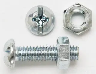 Peco Fasteners, Inc. 14X1RHSSBZJ 1/4-20 X 1 Round Head Stove Bolt Zinc 100