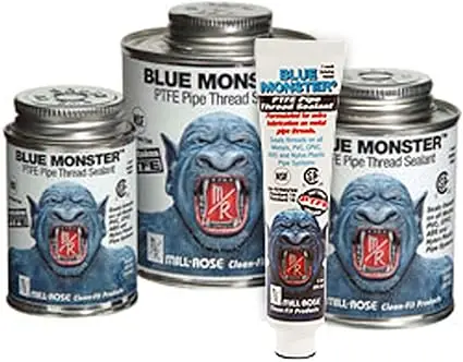 Mill-Rose 76017 Blue Monster Pipe Thread Sealant with PTFE