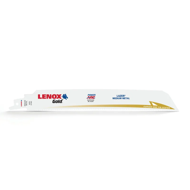 Lenox 210999118GR Gold Reciprocating Saw Blade 9 Inch 18 TPI