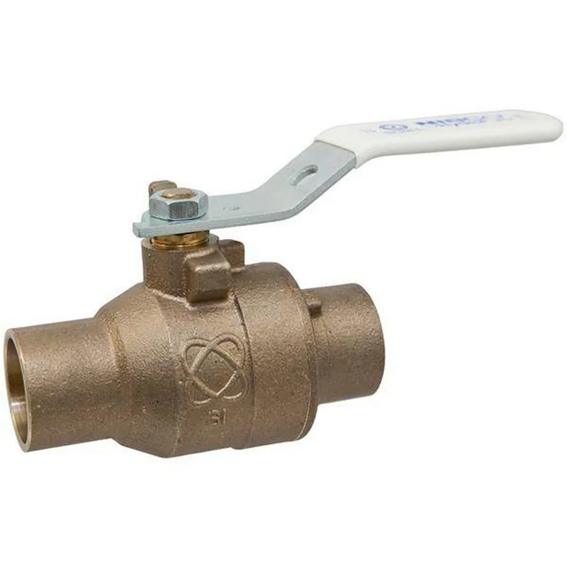 NIBCO NJ831XE S-585-80-LF 2-1/2 in Solder Full Port Ball Valve