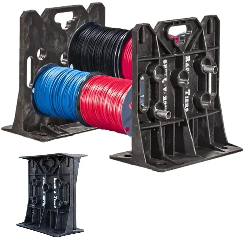 Rack-A-Tiers 11455Black Multi-Purpose Wire Dispenser