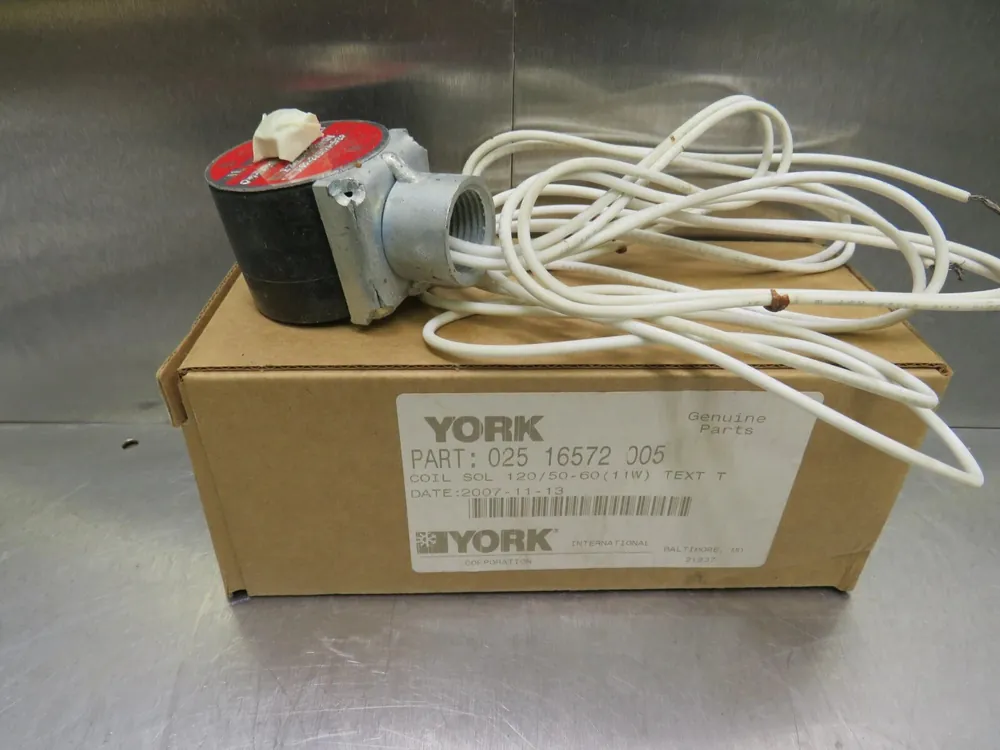 YORK 025-16572-005 Solenoid Valve Coil 120V