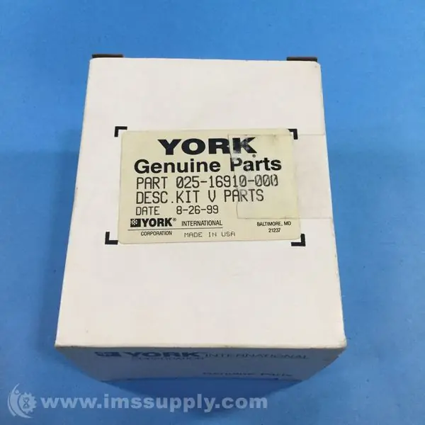 York 025-16910-000 Kit V Parts