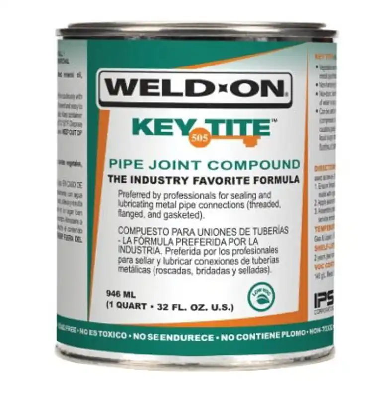 IPS CORPORATION 10064 Weld-On 505 Key Tite Metal Pipe Thread Sealant