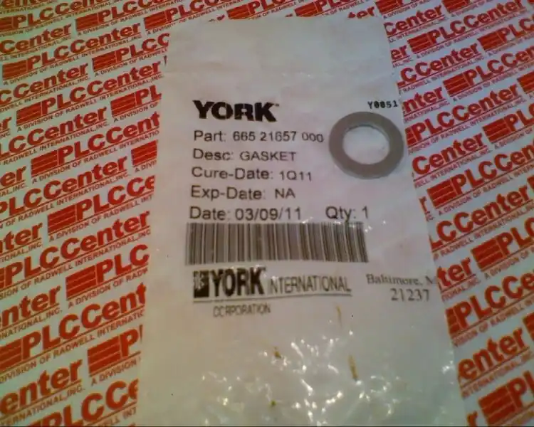 YORK 665-21657-000 Gasket