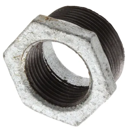 Everflow GMBU1145 1-1/4 x 1 Galvanized Hex Bushing