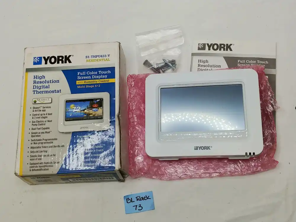 York S1-THPU433-Y Programmable 7-Day Thermostat
