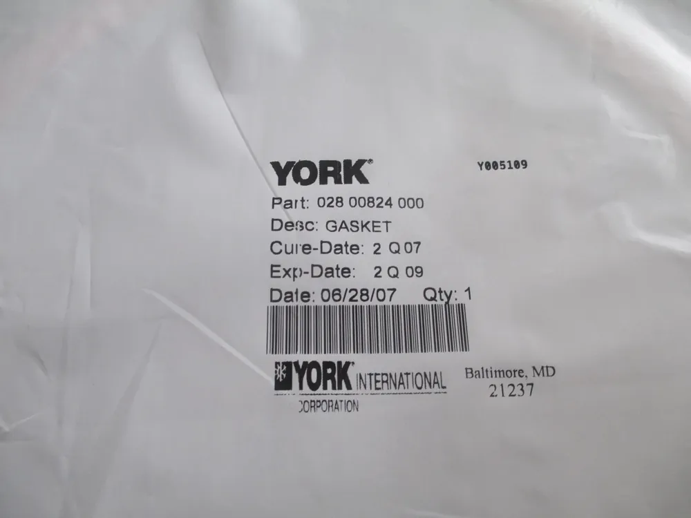 YORK 028-00824-000 Gasket