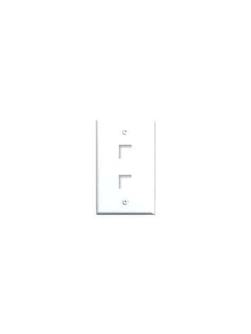 Pass & Seymour KTPD2-LA 2-Port Light Almond Unbreakable Keystone Wallplate
