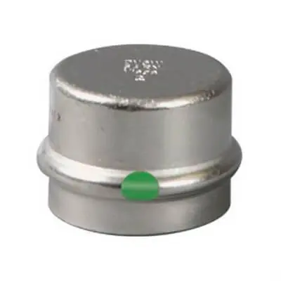 Viega 80355 1/2 ProPress 316 Stainless Steel Cap w/ EPDM Seal
