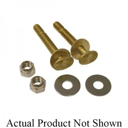 JONES STEPHENS C02045 1/4X2-1/4 Br Snap-Off Closet Bolts