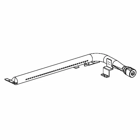 LG ABF72989901 Range Lower Oven Burner Tube Assembly