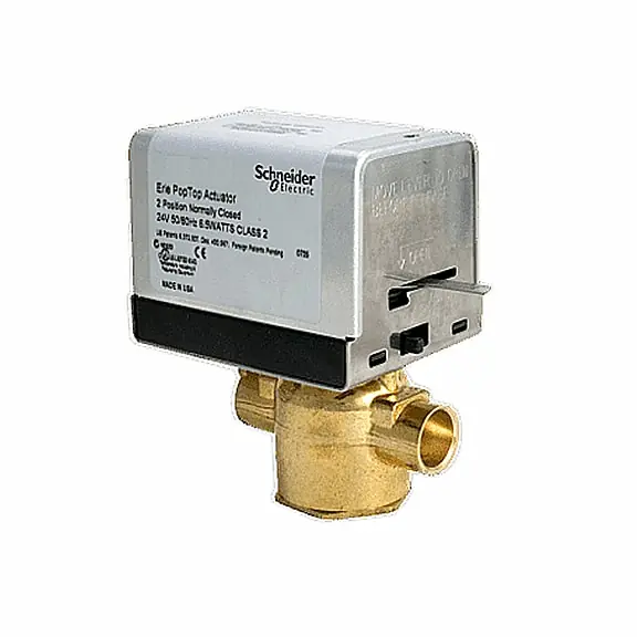 Trane VAL07151 3-Way Valve 1/2 Sweat 1.5 Cv 110/120V 60Hz