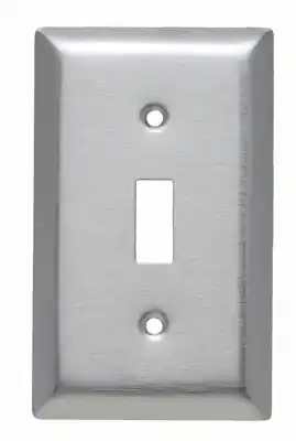 Pass & Seymour SL-1 Wall Plate Standard 1 Gang Stainless Steel