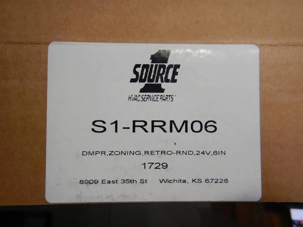 York S1-RRM06 Retro Round Zoning Damper