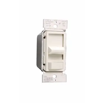 Pass & Seymour 90683-LA Wattstopper Light Almond Wide Slide Series Dimmer 600 Watt