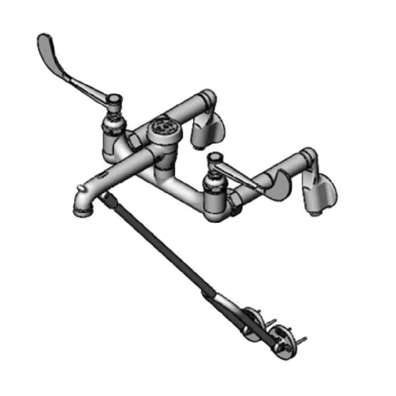 T&S Brass B-0655-02 Service Sink Faucet with Vacuum Breaker Nozzle