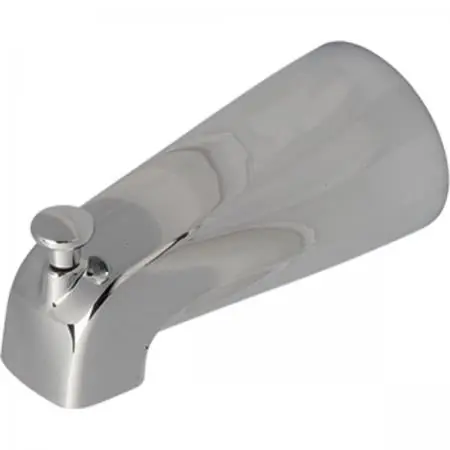 SIOUX CHIEF 972-35 DIVERTER TUB SPOUT 5/8 OD SLIP CONNECT CP/ZINC