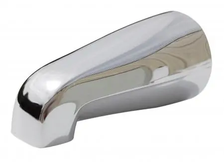 SIOUX CHIEF 972-10 TUB SPOUT NON-DIVERTER 1/2 FIP/NOSE CP/ZINC