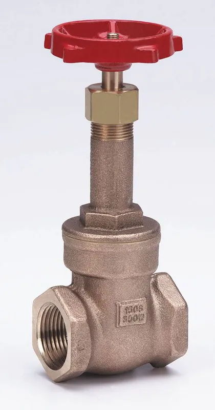 Milwaukee Valves 1150-212 Valve 2 1/2 Inch Bronze Solid Wedge Gate Valve
