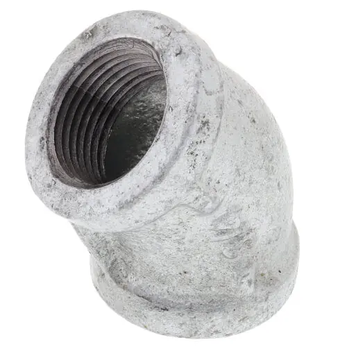 EverFlow GMFF0034 3/4 Galvanized Elbow 45