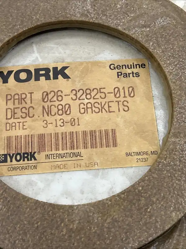 YORK 026-32825-010 Gaskets Med Density NC80