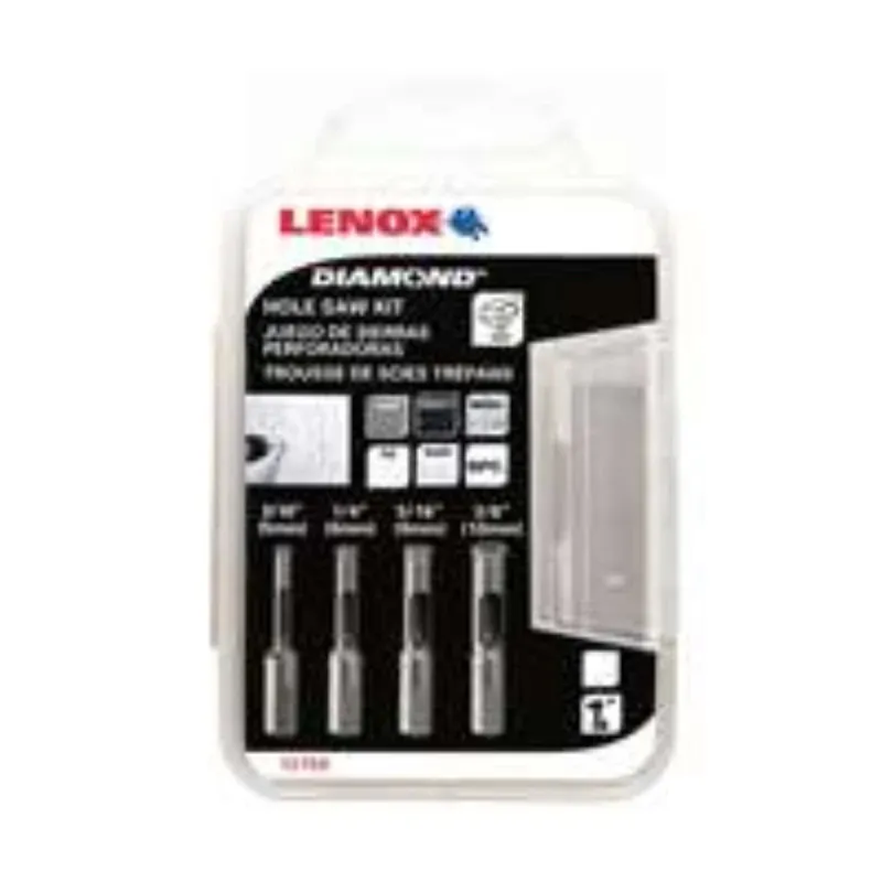 Lenox 12158 Diamond Bi-Metal Hole Saw Kit - 4 Piece
