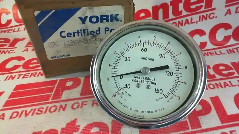 YORK 026-14367-000 Suction Pressure Gauge