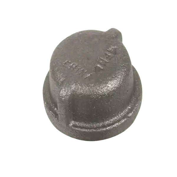 MATCO-NORCA ZMBCA11 4-Inch Black Malleable Iron Pipe Cap Fitting
