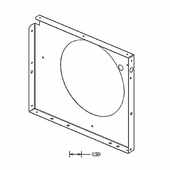 Trane SUP4444 Left Hand Fan Support