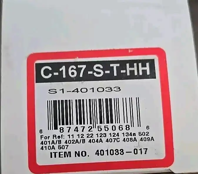 York S1-401033 Suction Filter-Drier C167STHH