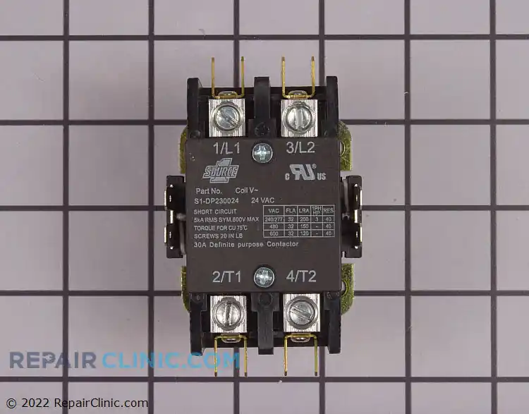 YORK S1-DP230024 Contactor 2-Pole 30A 24V