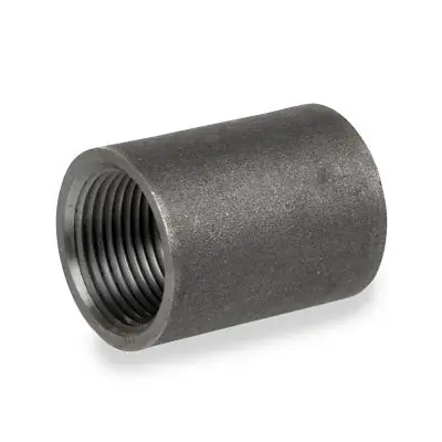 Smith-Cooper 23MC4010 1-Inch Black Merchant Steel Straight Coupling