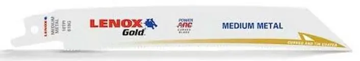 Lenox 210956118GR Saw Blade 6 Inch Gold Recips 6118GR