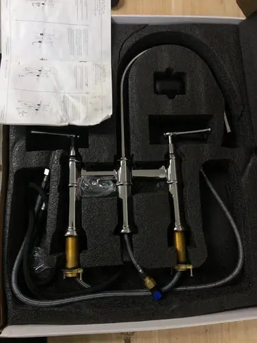 CENTRAL COMPONENTS 455764 Bridge Pull-Down Kitchen Faucet