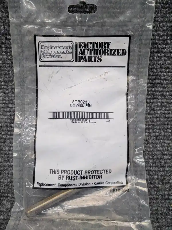Carrier 8TB0233 Dowel Pin