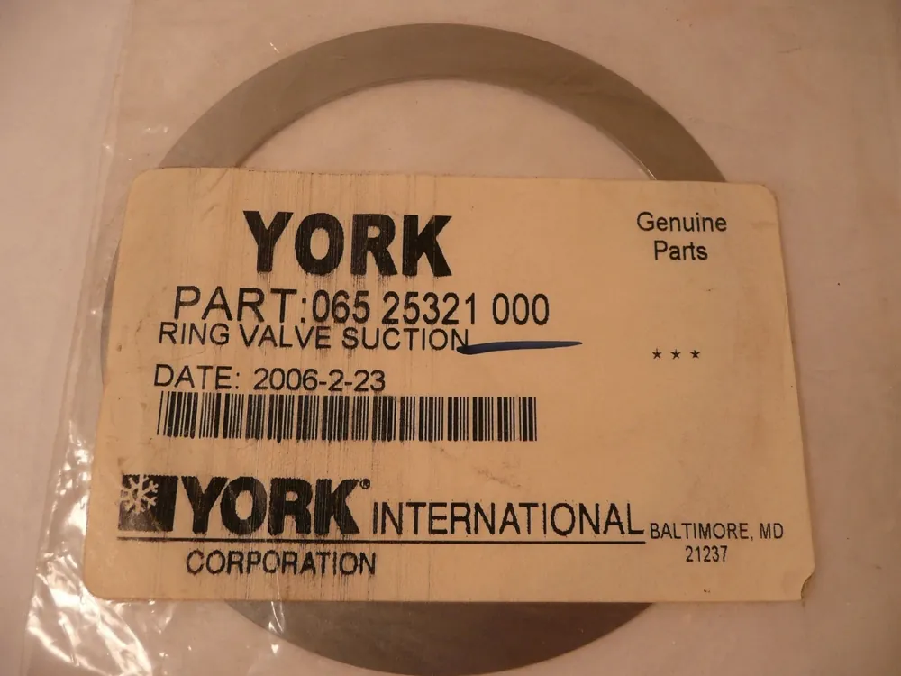 YORK 065-25321-000 Ring Suction Valve