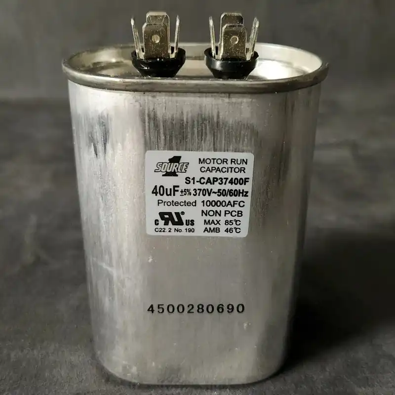 YORK S1-CAP37400F Single Run Capacitor - 370V 40 MFD