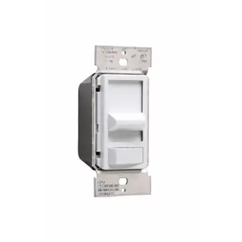 Pass & Seymour 90683-W Slide Dimmer 600Watt Preset 3Way