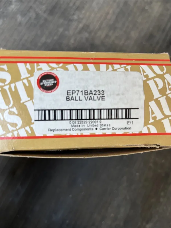 CARRIER EP71BA233 Ball Valve